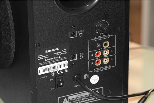 Задня панель сабвуфера REAL-EL M-410 REAL-EL M-410