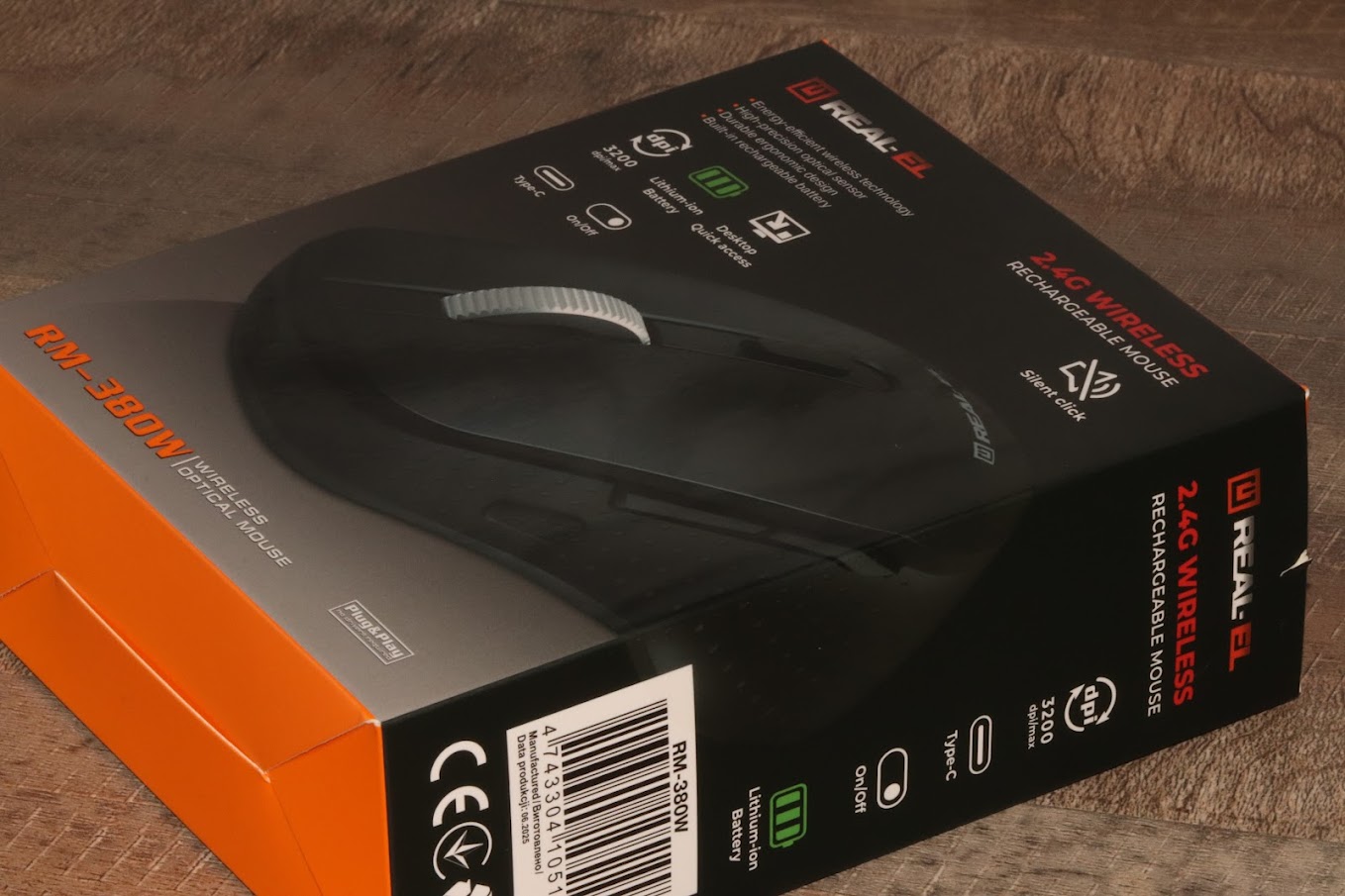 Wireless-optical-mouse-REAL-EL RM-380W