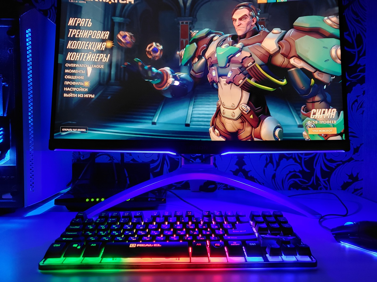 Фото клавіатури REAL-EL Gaming 8710 TKL Backlit