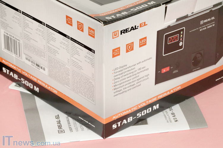 Упаковка стабілізатора REAL-EL STAB-500 М Upakovka_stabilizatora_REAL_EL_STAB_500_M