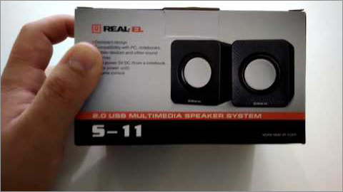 Колонки для комп'ютера REAL-EL S-11 Black, короткий огляд