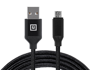 REAL-EL Premium USB A - Micro USB Fabric