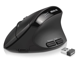 Безпровідна безшумна миша REAL-EL RM-490W