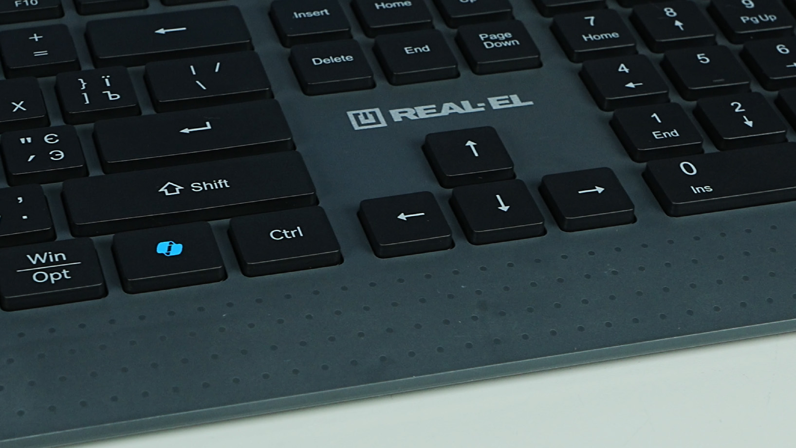 REAL-EL RK-715W — доступна бездротова клавіатура для роботи і навчання